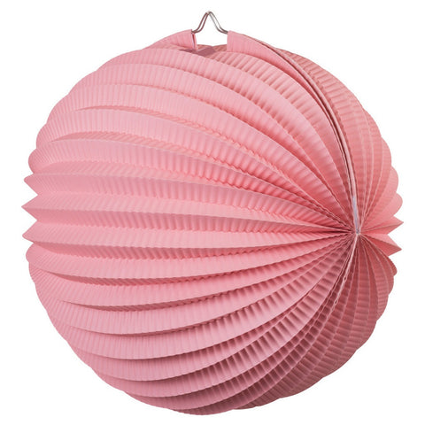 Accordian Lantern 35cm CLASSIC PINK #FS5213CP