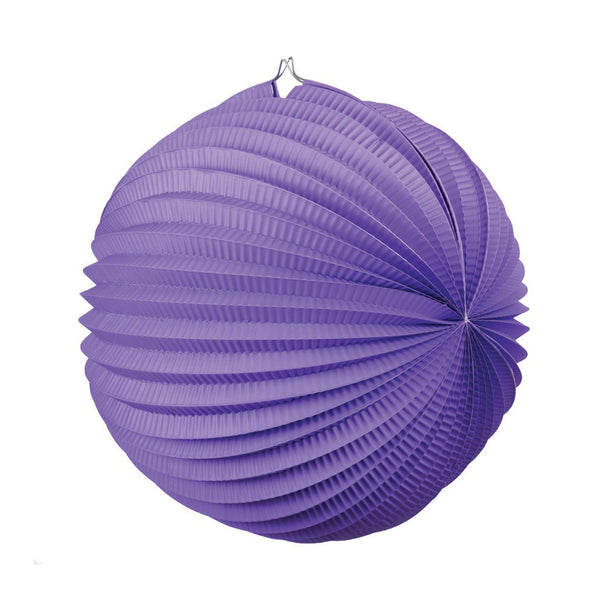 Accordian Lantern 25cm LILAC #FS5214LI