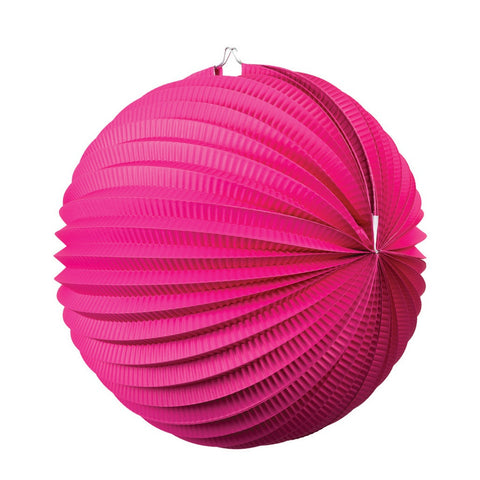 Accordian Lantern 25cm MAGENTA #FS5214M