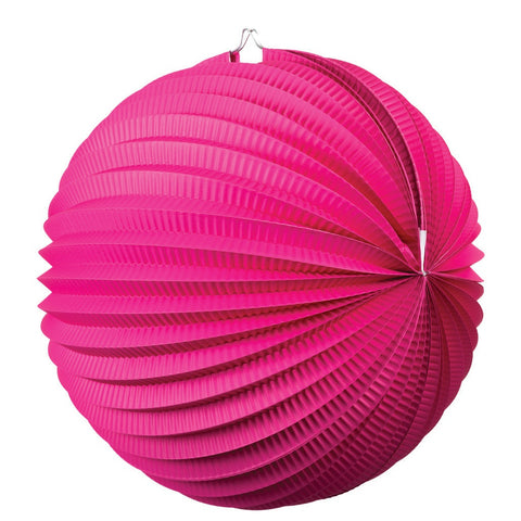 Accordian Lantern 35cm MAGENTA #FS5213M