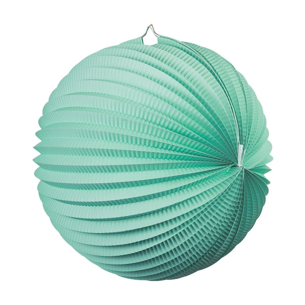 Accordian Lantern 25cm MINT GREEN #FS5214MT