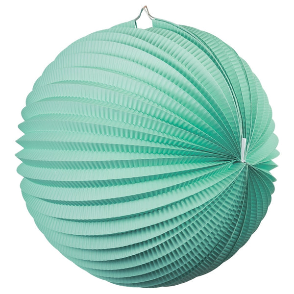 Accordian Lantern 35cm MINT GREEN #FS5213MT