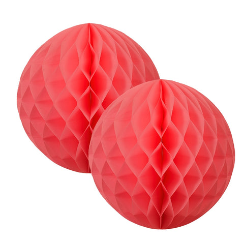 Honeycomb Ball 15cm CORAL 2 Pack #FS5212CO