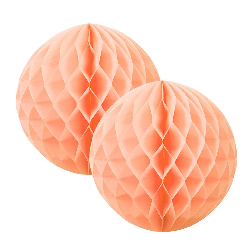 Honeycomb Ball 15cm PEACH 2 Pack #FS5212PH