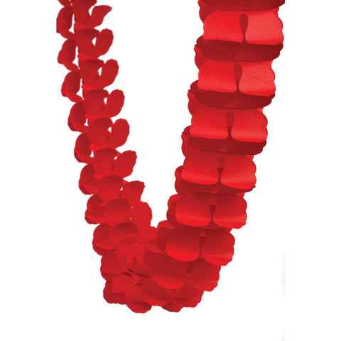 Honeycomb Garland APPLE RED 4m #FS5215R