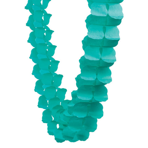 Honeycomb Garland TURQUOISE 4m #FS5215T