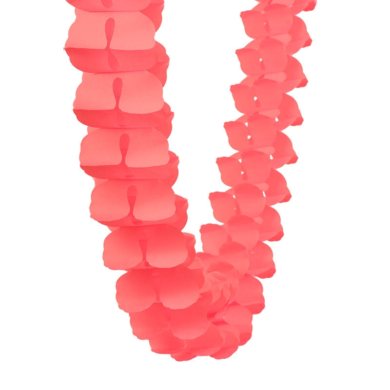 Honeycomb Garland CORAL 4m #FS5215CO