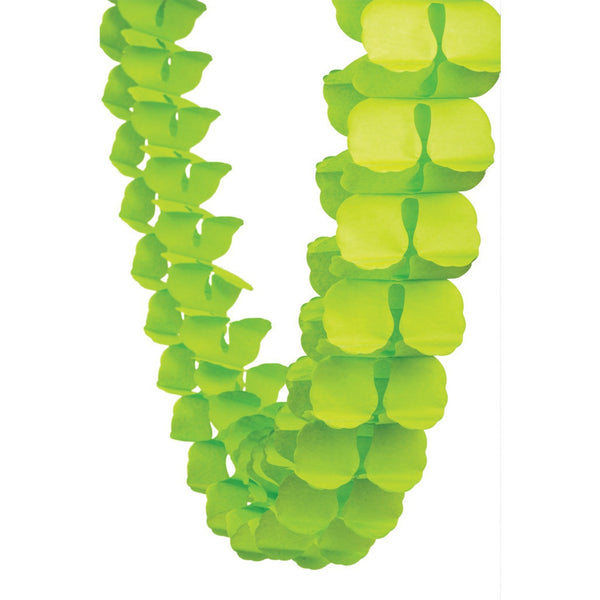 Honeycomb Garland LIME GREEN 4m #FS5215LG