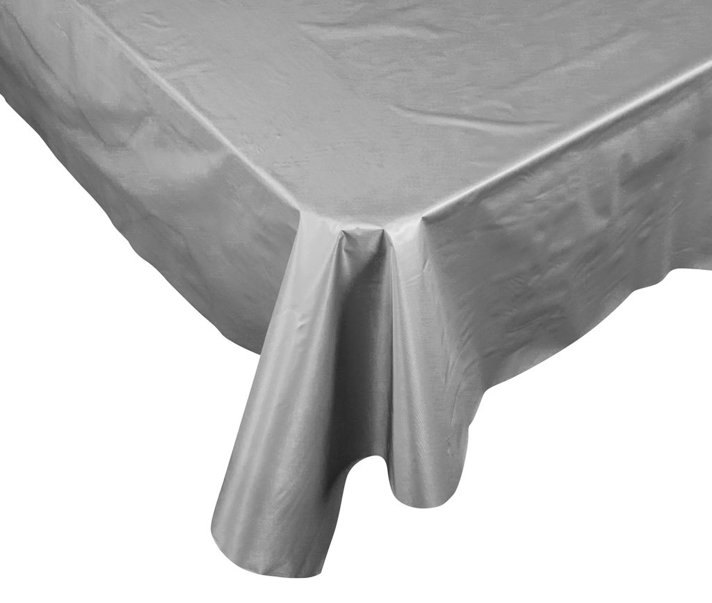 Rect TABLECOVER 2.7m METALLIC SILVER #FS5081MSP