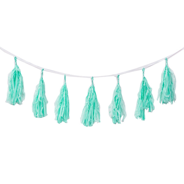 FS Tassel Garland MINT GREEN 12Pk 3m #FS5203MTP