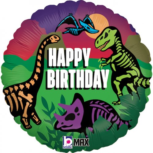 18' Foil Jurassic BIRTHDAY #G36866P