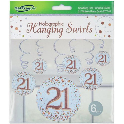 Hanging Swirl SPARKLING FIZZ 21st Rose Gold #APOT657748