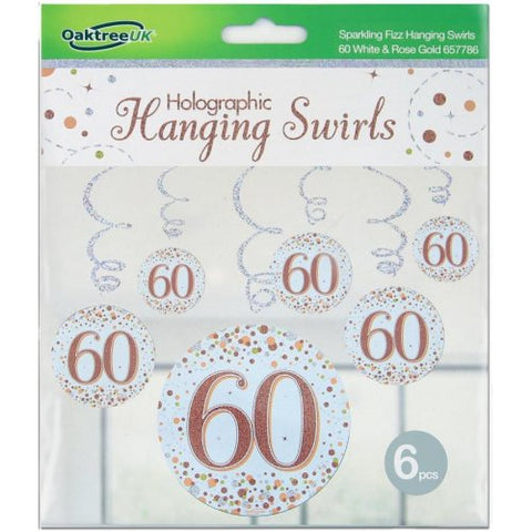 Hanging Swirl SPARKLING FIZZ 60th Rose Gold #APOT657786