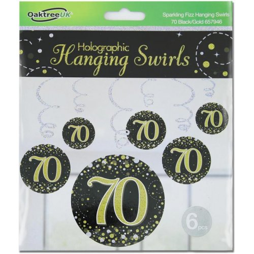 Hanging Swirl SPARKLING FIZZ 70th Black/Gold #APOT657946