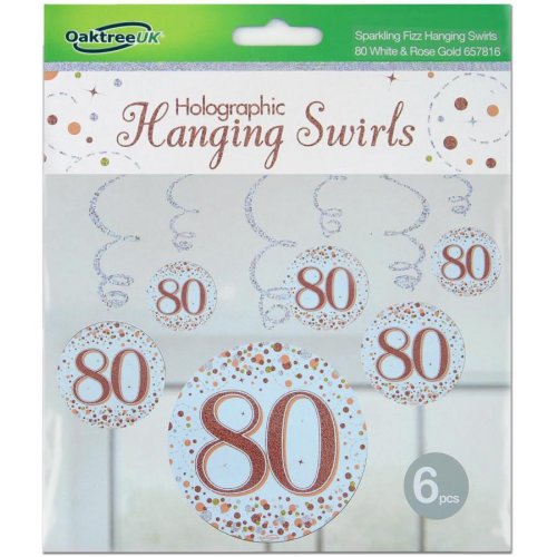 Hanging Swirl SPARKLING FIZZ 80th Rose Gold #APOT657816