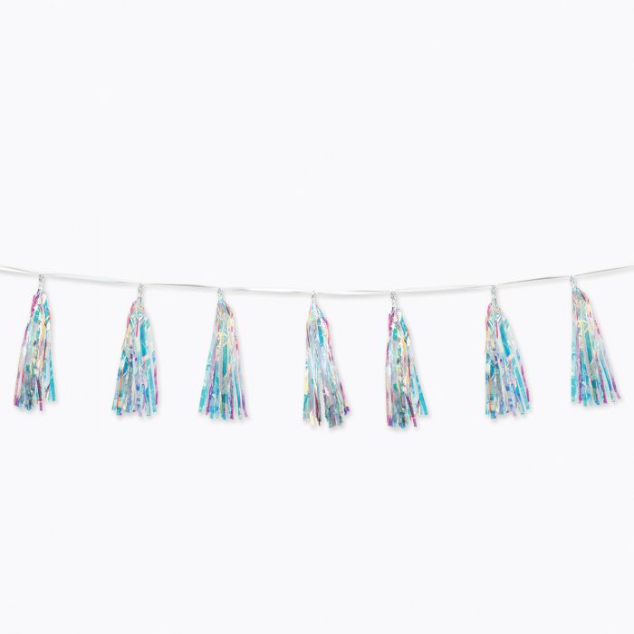 Iridescent TASSEL Garland 2.44m x 35cm #53417