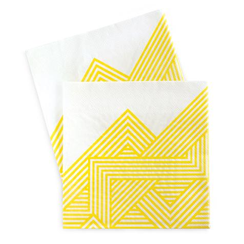 Lunch Napkin HELLO YELLOW 20 Pack #PEHY0672