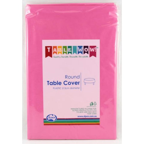 Tablecover MAGENTA Round 213cm #AP388234