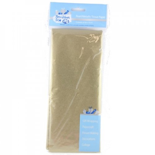 18gsm Tissue Paper 50cm x 75cm P5 Metallic Gold #465211