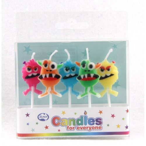 Candle Monster Party Pack of 5 #442530