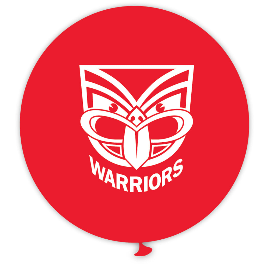 90cm Latex NRL Print WARRIORS - Each  #NRL202