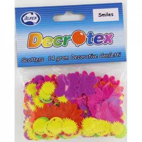 Scatters 14g Pack SMILES Neon Mixed #AP108354