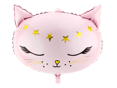 Foil Balloon Cat PINK 48 x 36cm #FS2647