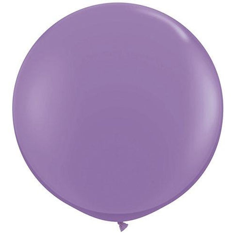 90cm Round Spring Lilac Qualatex Plain Latex #43656 - Pack of 2