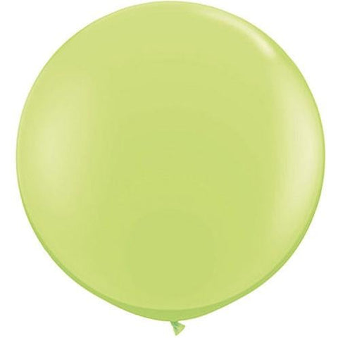 90cm Round Lime Green Qualatex Plain Latex #43660 - Pack of 2