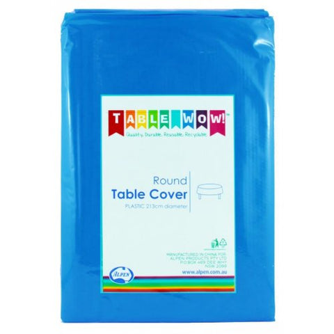 Tablecover ROYAL BLUE Round 213cm #AP388240