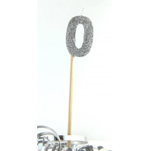 Long Stick Candle ZERO Silver #447900 Each