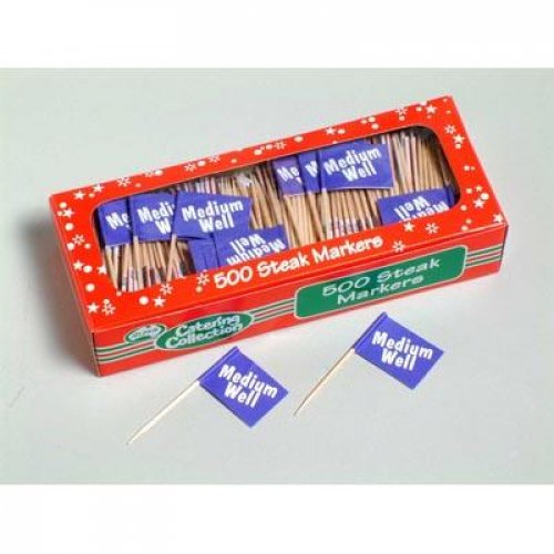 STEAK Marker MEDIUM WELL 500Pk #AP460514