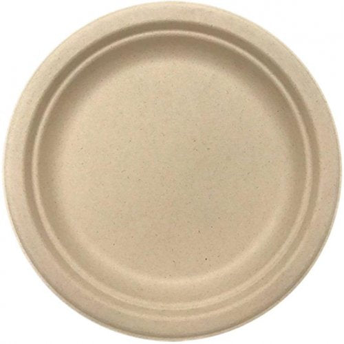 Sugar Cane Plate 230mm NATURAL 10Pk #AP400203