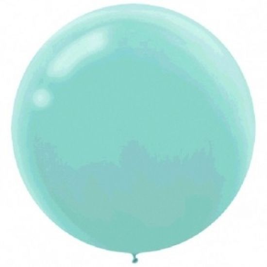 60cm Latex Round Plain Robin's Egg Blue Anagram #115910.121 - Pack of 4