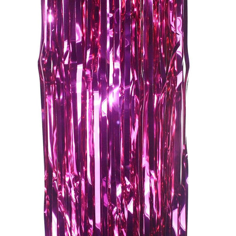 Metallic Foil CURTAIN Magenta #FS5350MA 90cm x 2.00m - Each