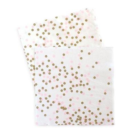 Lunch Napkin GEO GOLD 20 Pack #PEGG1167