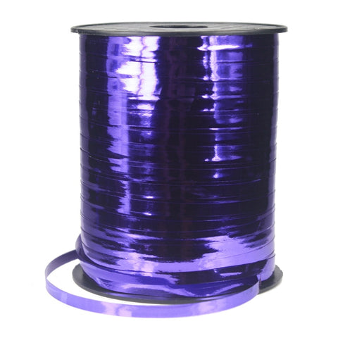 Ribbon Curling Metallic Purple 500Y long x 5mm wide #FS5410PUP - Each