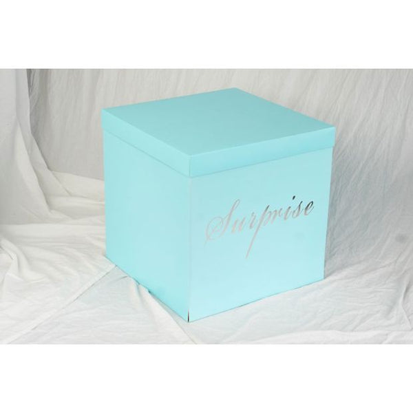 SURPRISE Unfolding Balloon Box - Light Blue #B510-LB