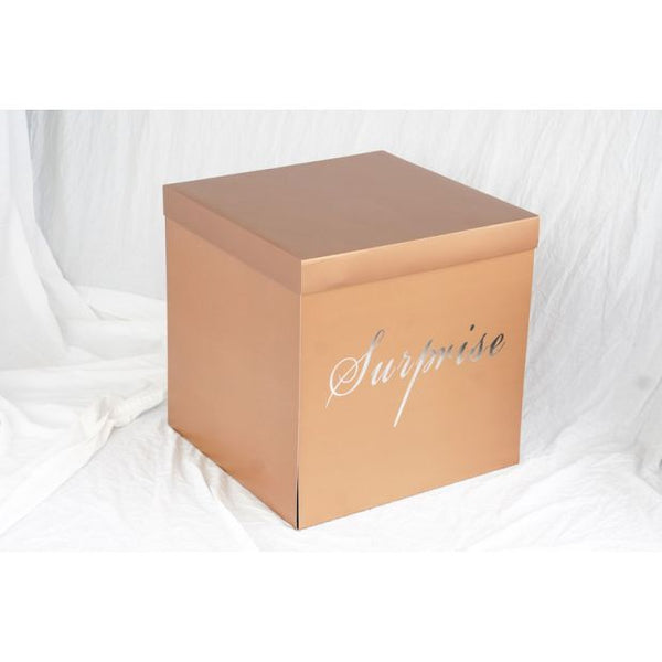 SURPRISE Unfolding Balloon BOX Rose Gold #B510-RG